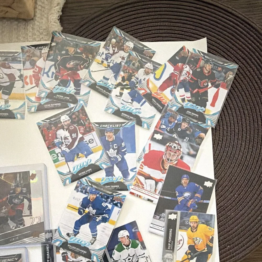 Hockey lot for sell over 70 cards, mint condition with bonus Rookie Michael Misa